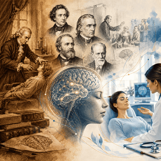 História e ciência da hipnose, de Mesmer à hipnose clínica contemporânea