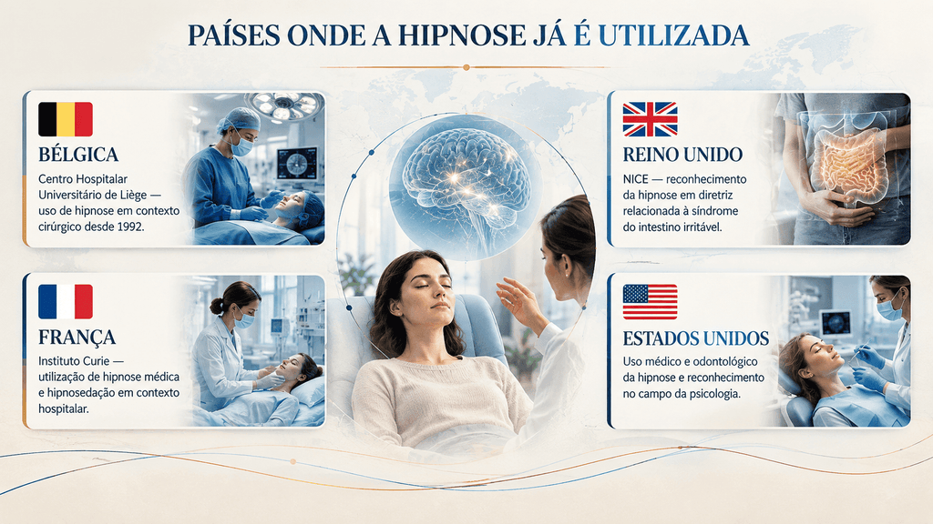 paises-onde-a-hipnose-ja-e-utilizada-belgica-franca-reino-unido-estados-unidos-1024x576 Os Conselhos de Classe já aprovaram a Hipnose. Por que tanto profissional ainda finge que não sabe?
