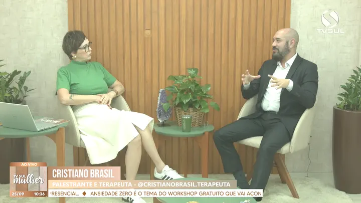 Registro de entrevista de Cristiano Brasil na mídia