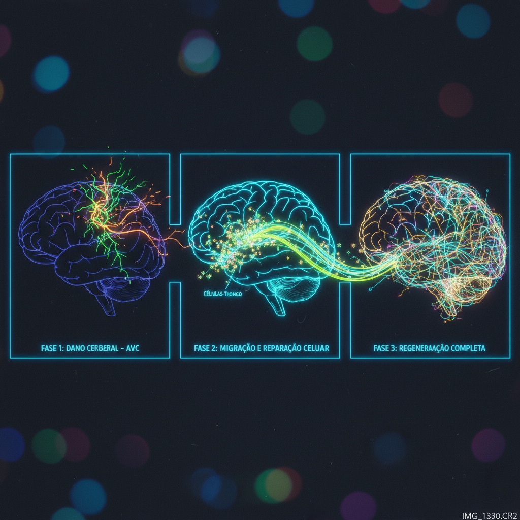 O Futuro da Recuperação Cerebral: Como as Terapias com Células-Tronco Avançam para Regeneração do Cérebro após AVC